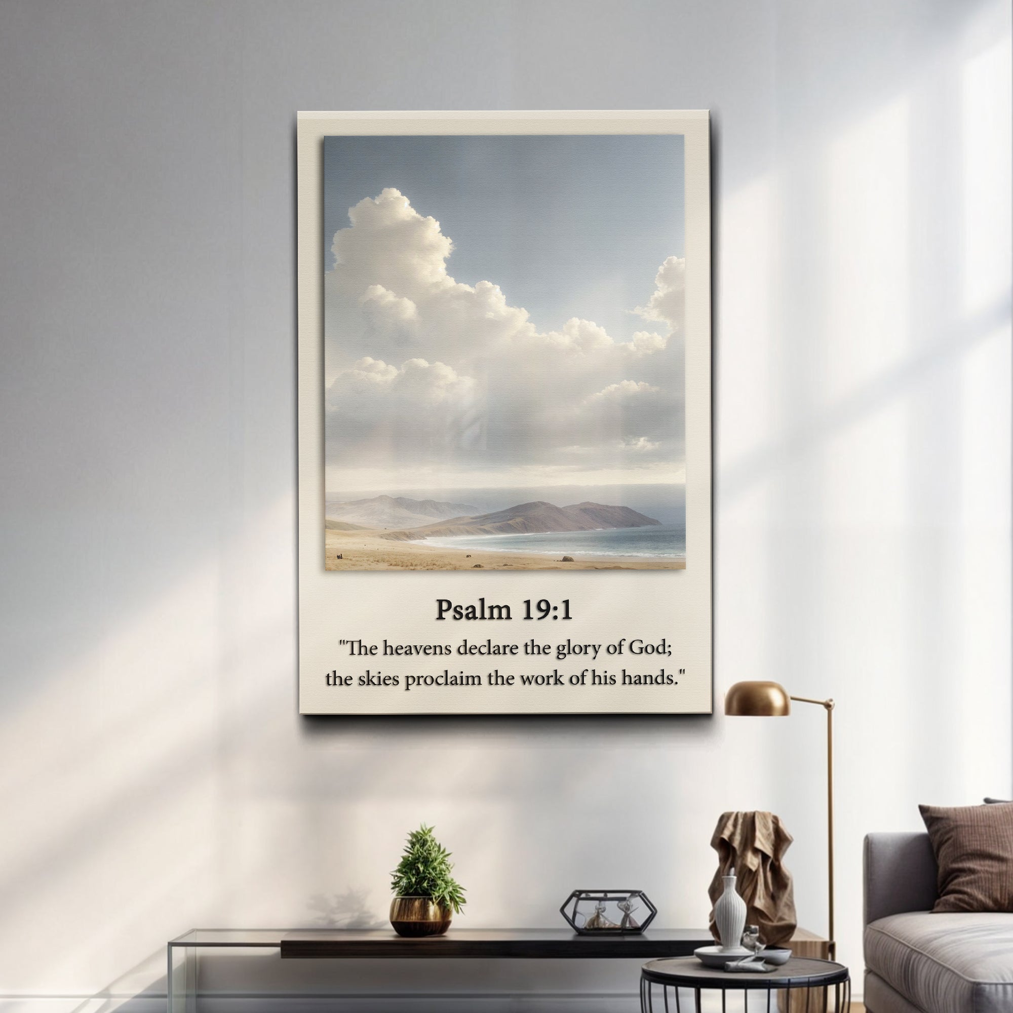 Psalm 19:1 – The Heavens Declare the Glory of God Faith Sign