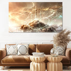 He Is Risen — Faith Canvas Wall Art