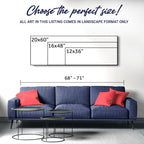 Psalm 93:4 — Mightier Than the Waves Christian Canvas Wall Art