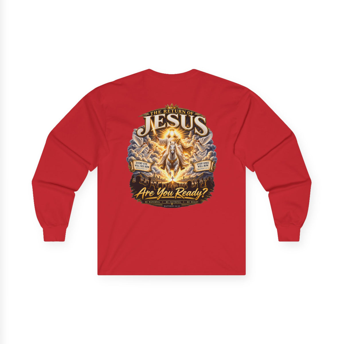 The Day Is Near — Jesus Is Coming Long-Sleeve Tee