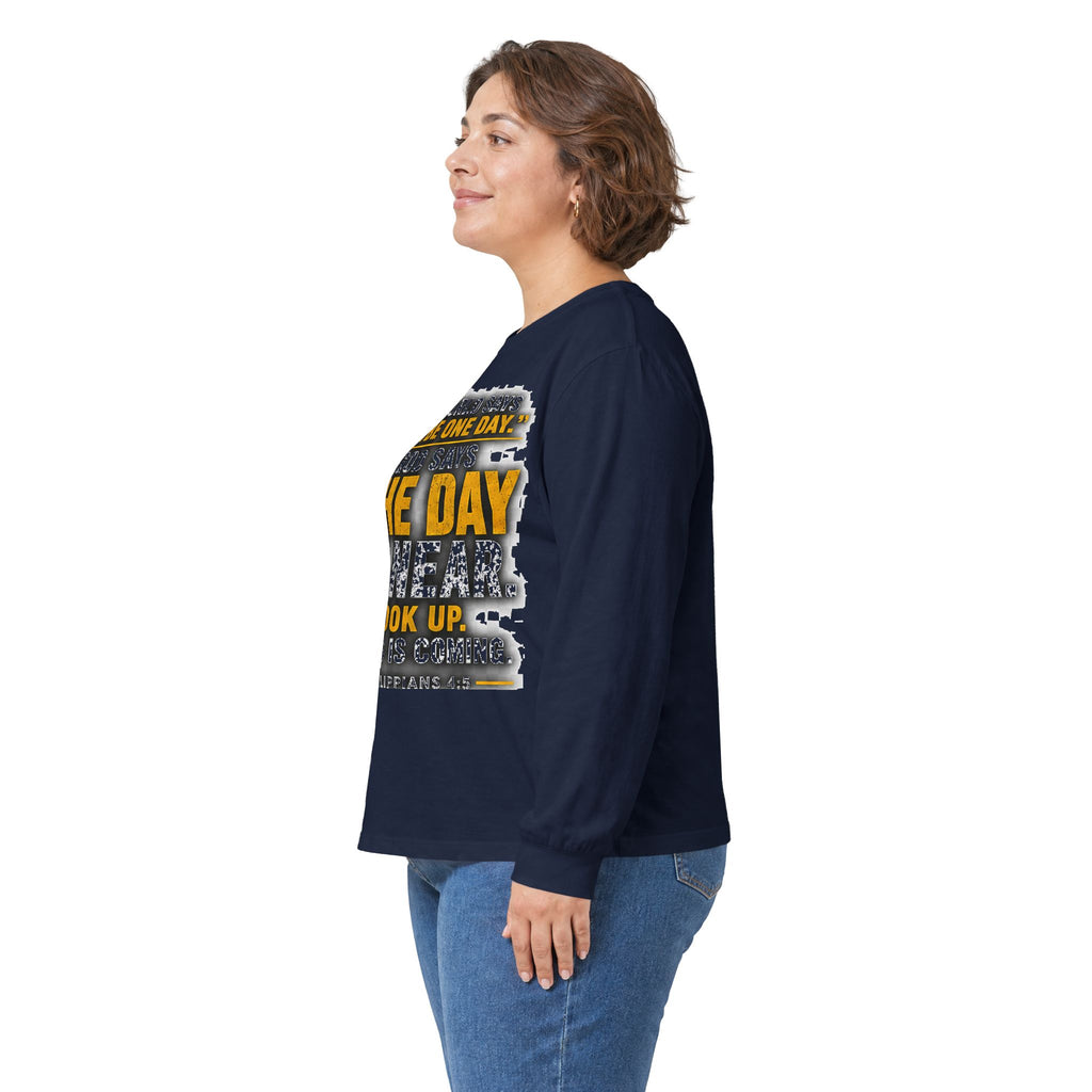 The Day Is Near — Jesus Is Coming Long-Sleeve Tee