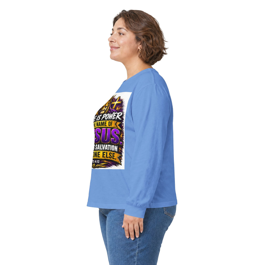 Believe in Jesus — Acts 4:12 Long-Sleeve Tee