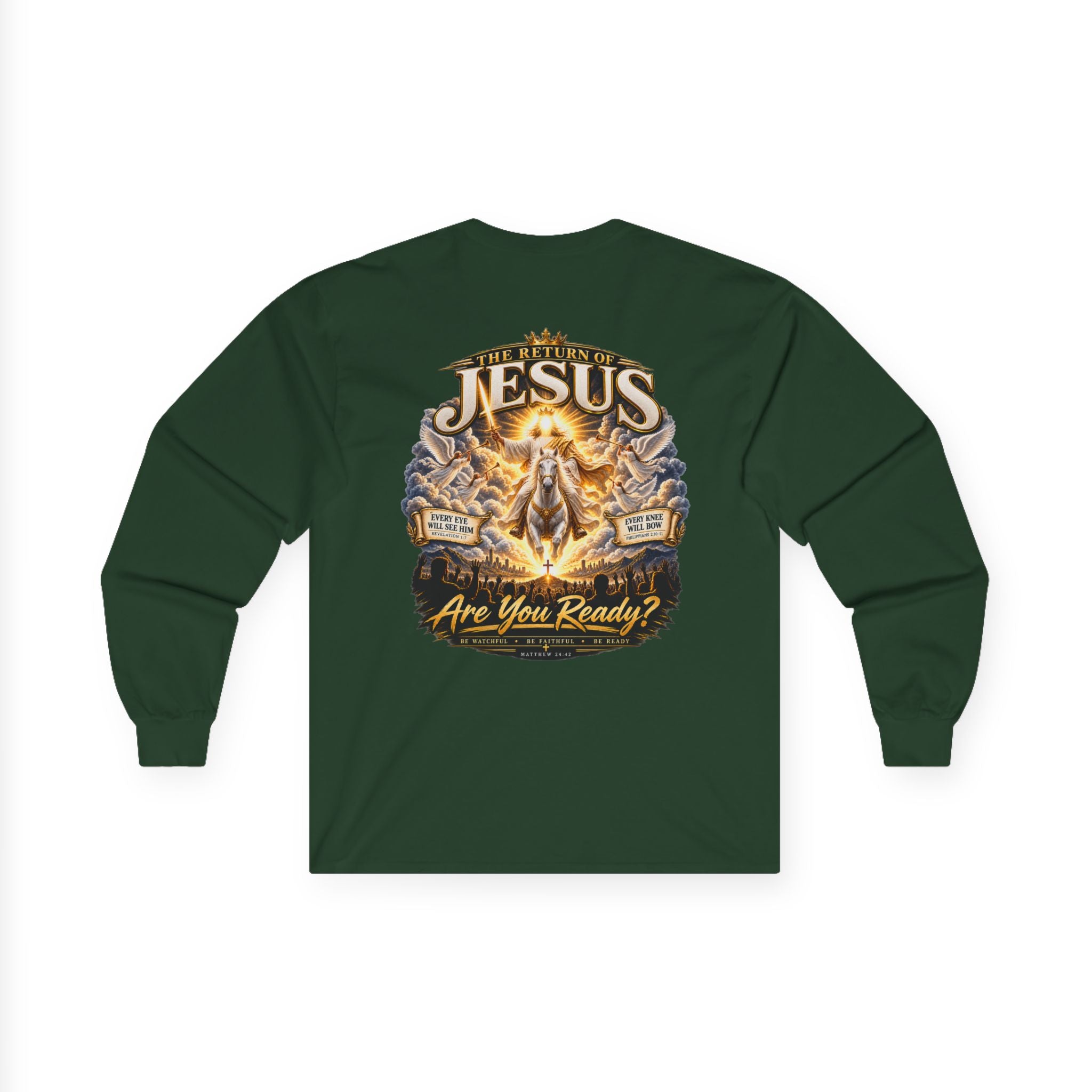 The Day Is Near — Jesus Is Coming Long-Sleeve Tee