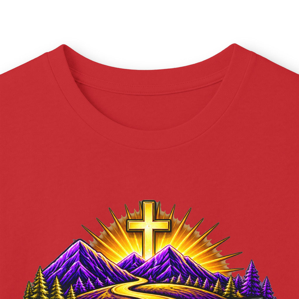 Long Sleeve Tee — "Found" Christian Faith Design (Acts 4:12)