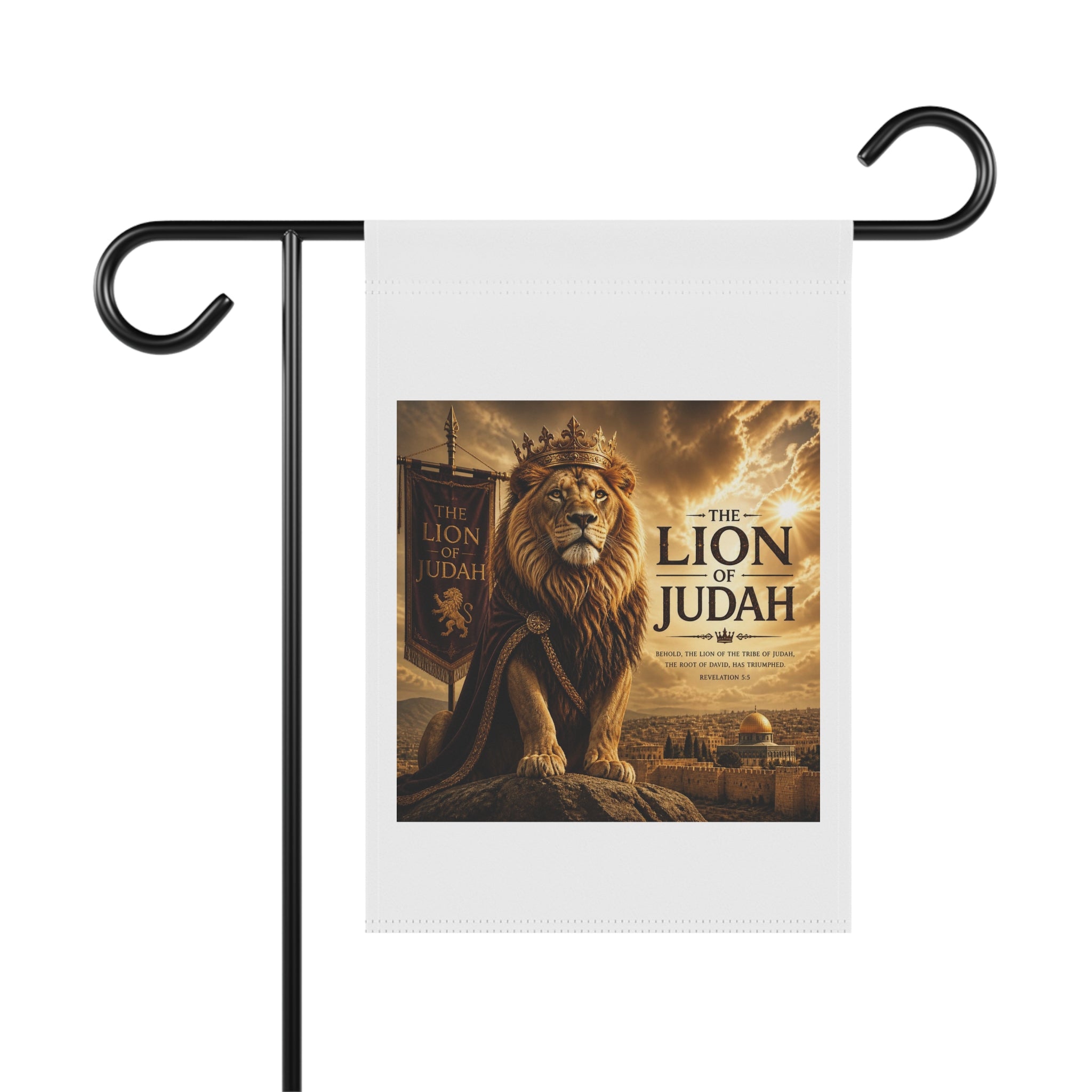 Lion of Judah Religious Garden Flag
