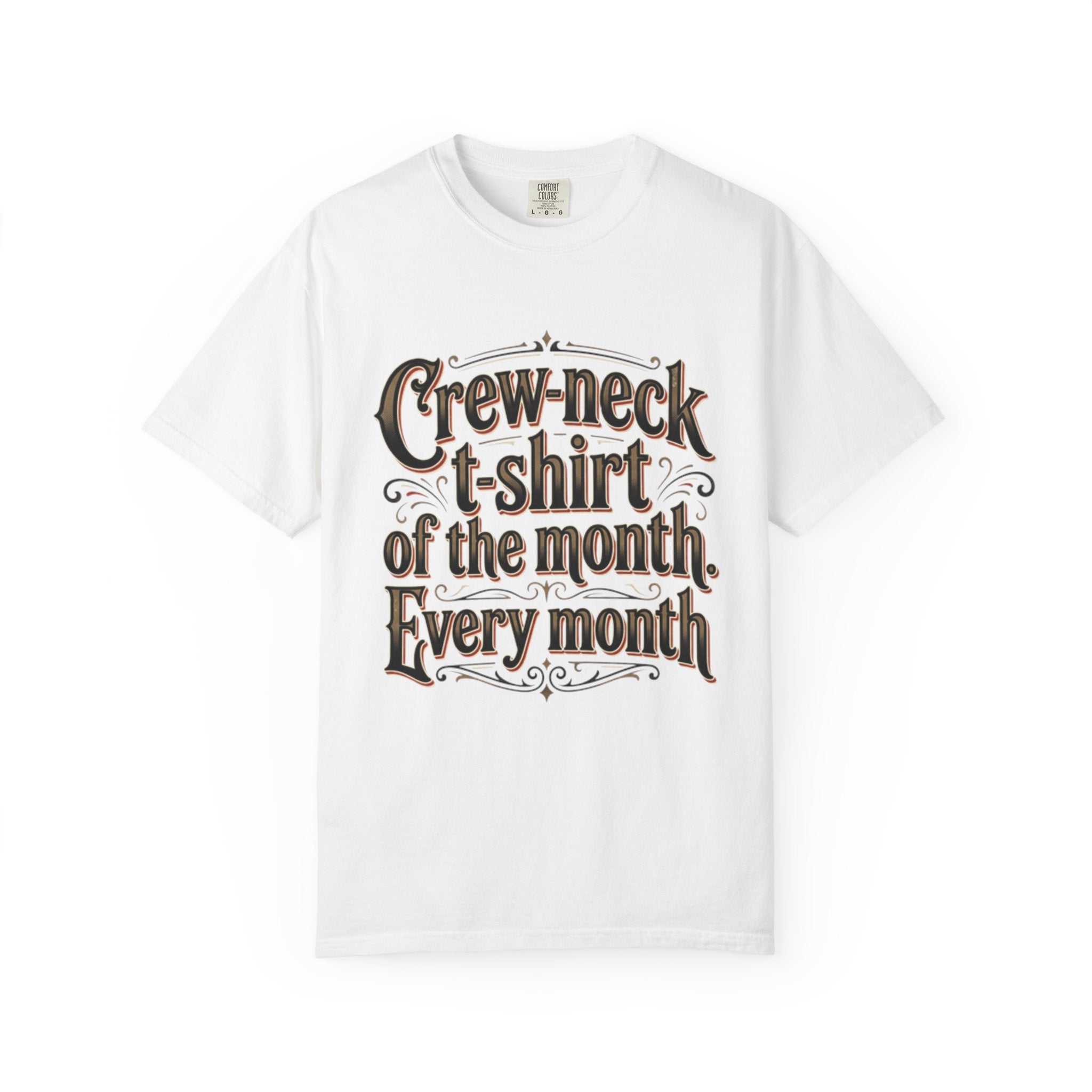Retro Typography — Garment-Dyed Graphic Tee