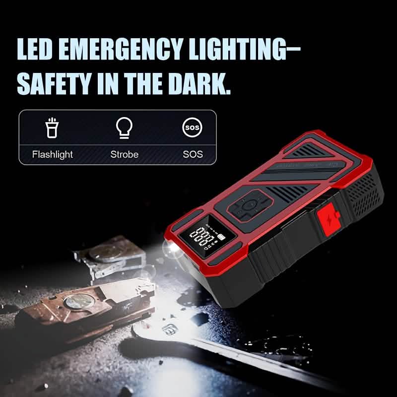 2-in-1 Car Jump Starter & Tire Inflator (3000A, 150PSI)