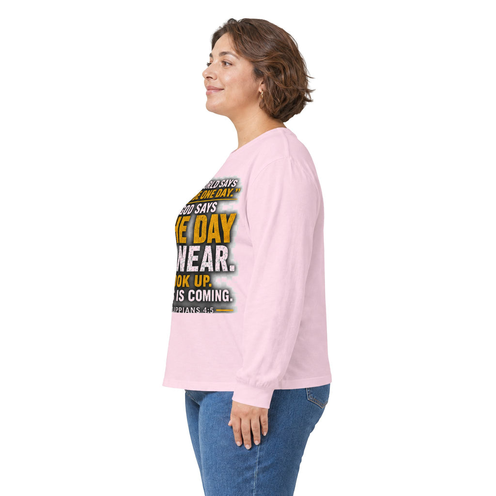 The Day Is Near — Jesus Is Coming Long-Sleeve Tee