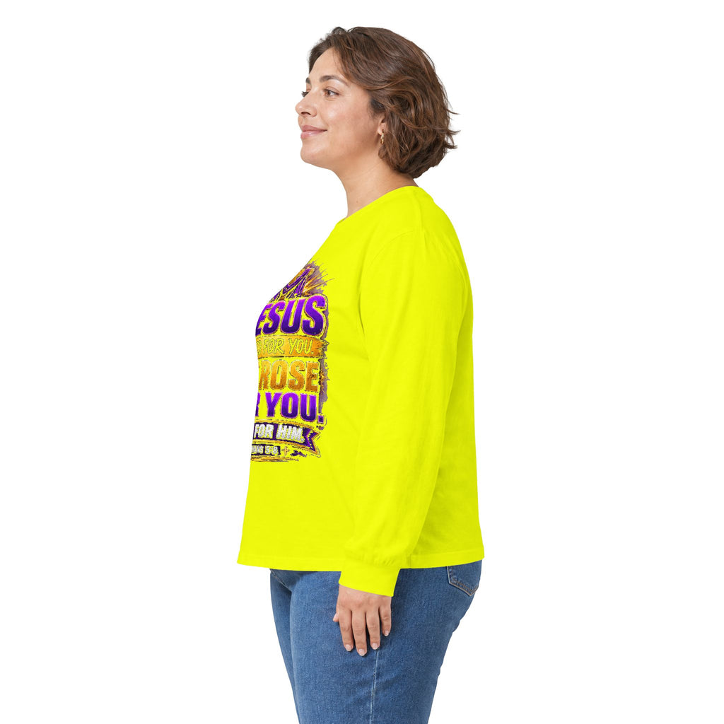 Jesus Died for You, He Rose for You — Salvation Long-Sleeve Tee