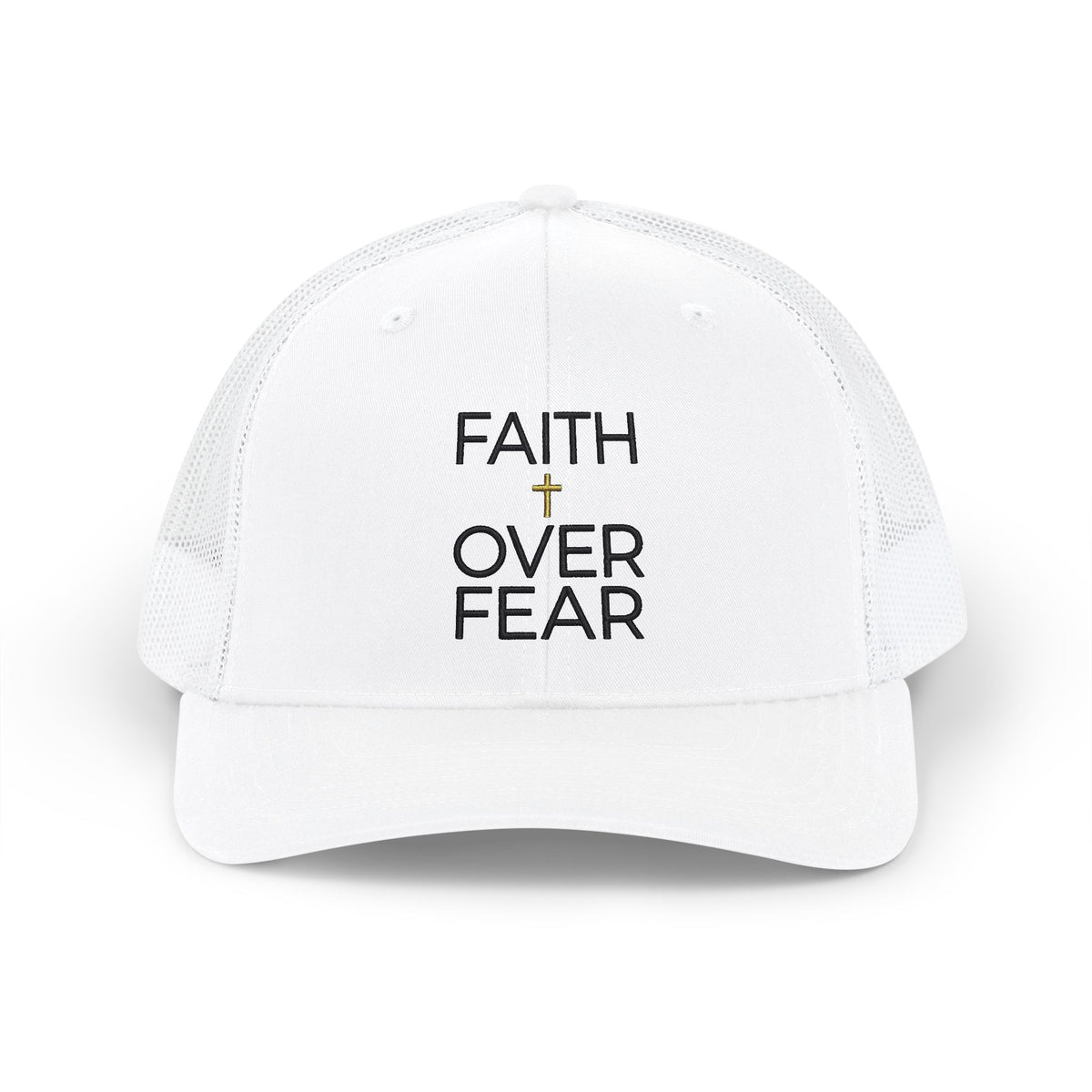 Faith Over Fear Snapback Trucker Cap