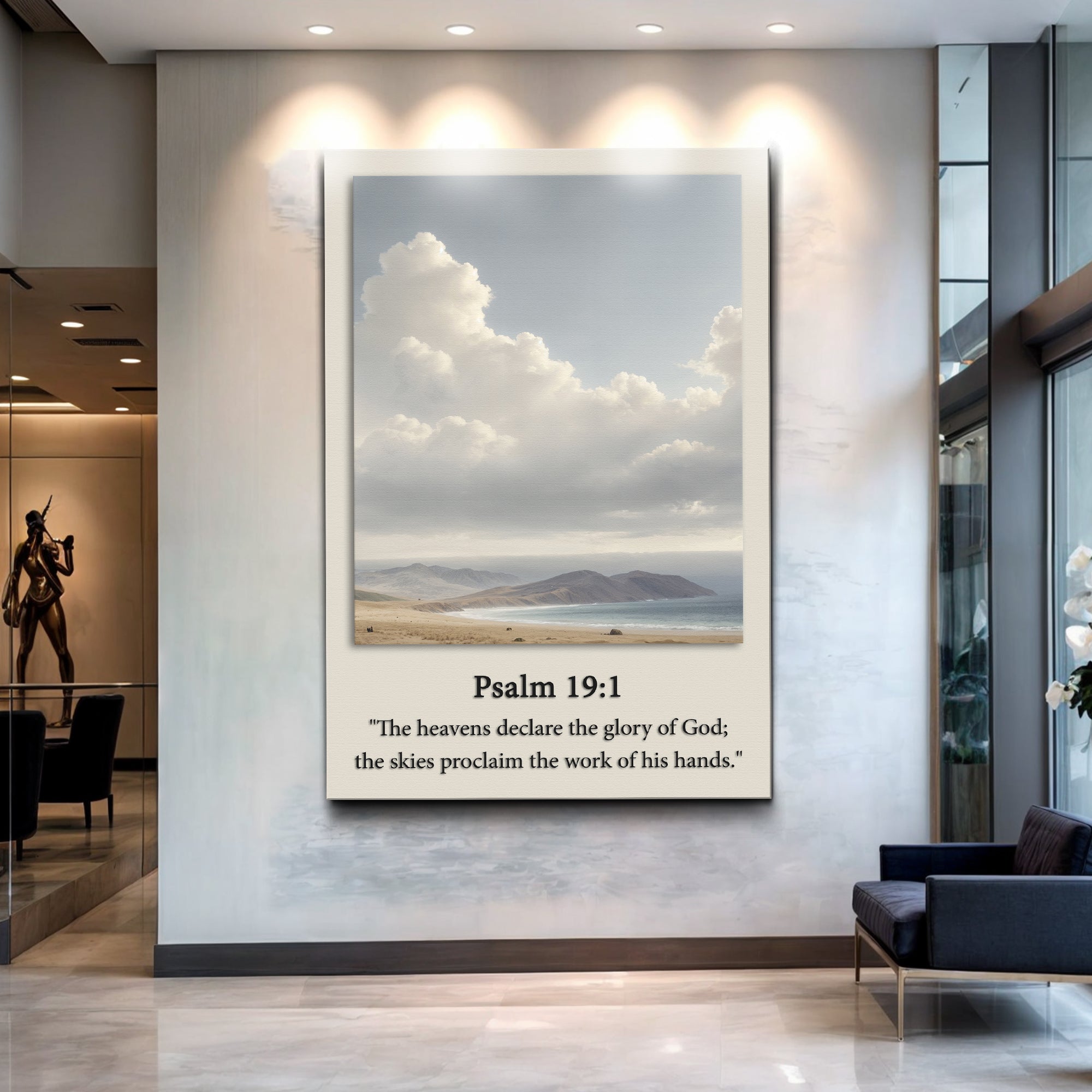 Psalm 19:1 – The Heavens Declare the Glory of God Faith Sign