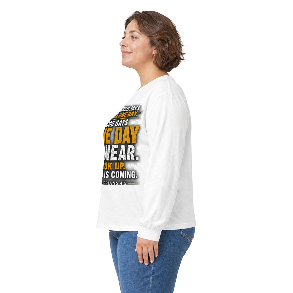 The Day Is Near — Jesus Is Coming Long-Sleeve Tee