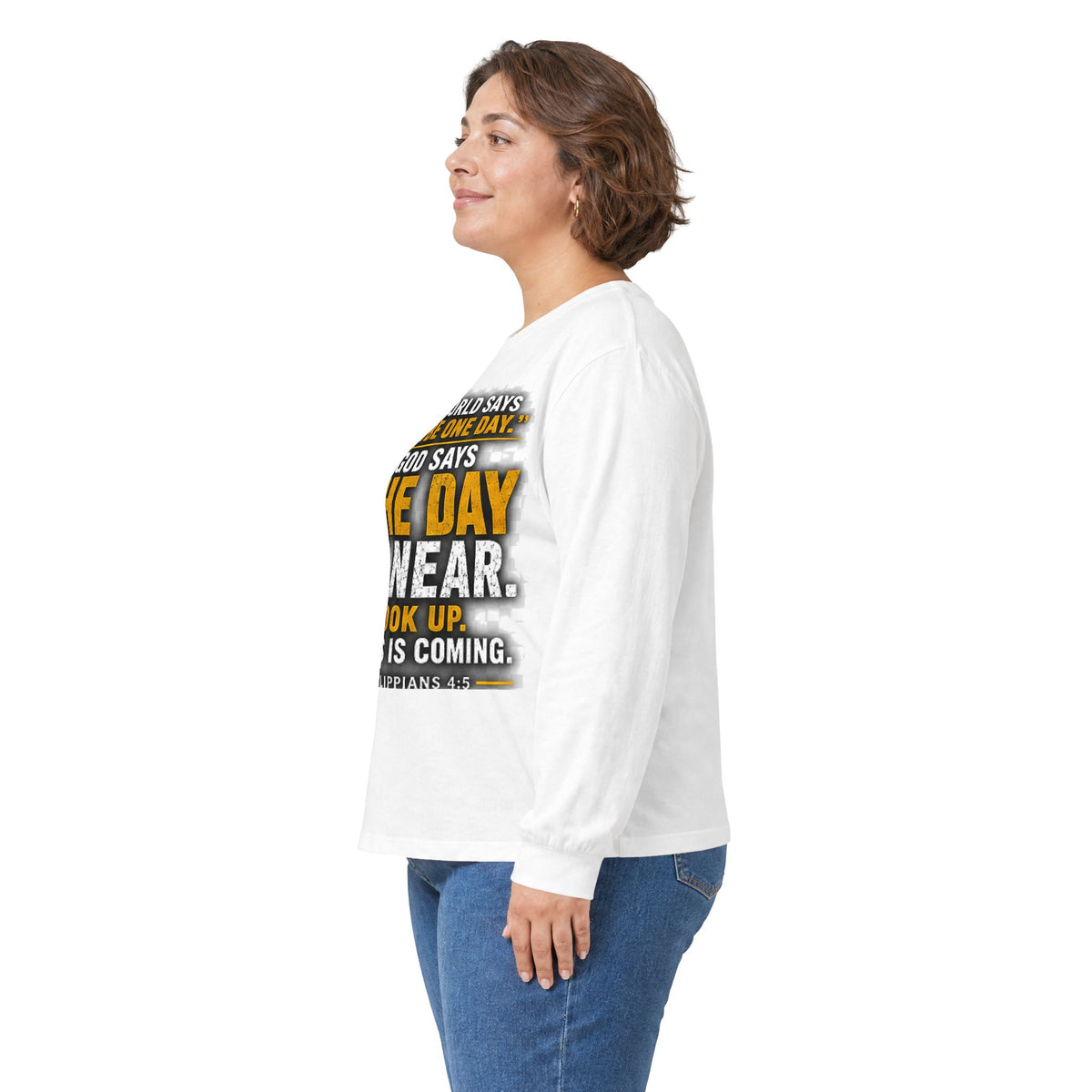 The Day Is Near — Jesus Is Coming Long-Sleeve Tee