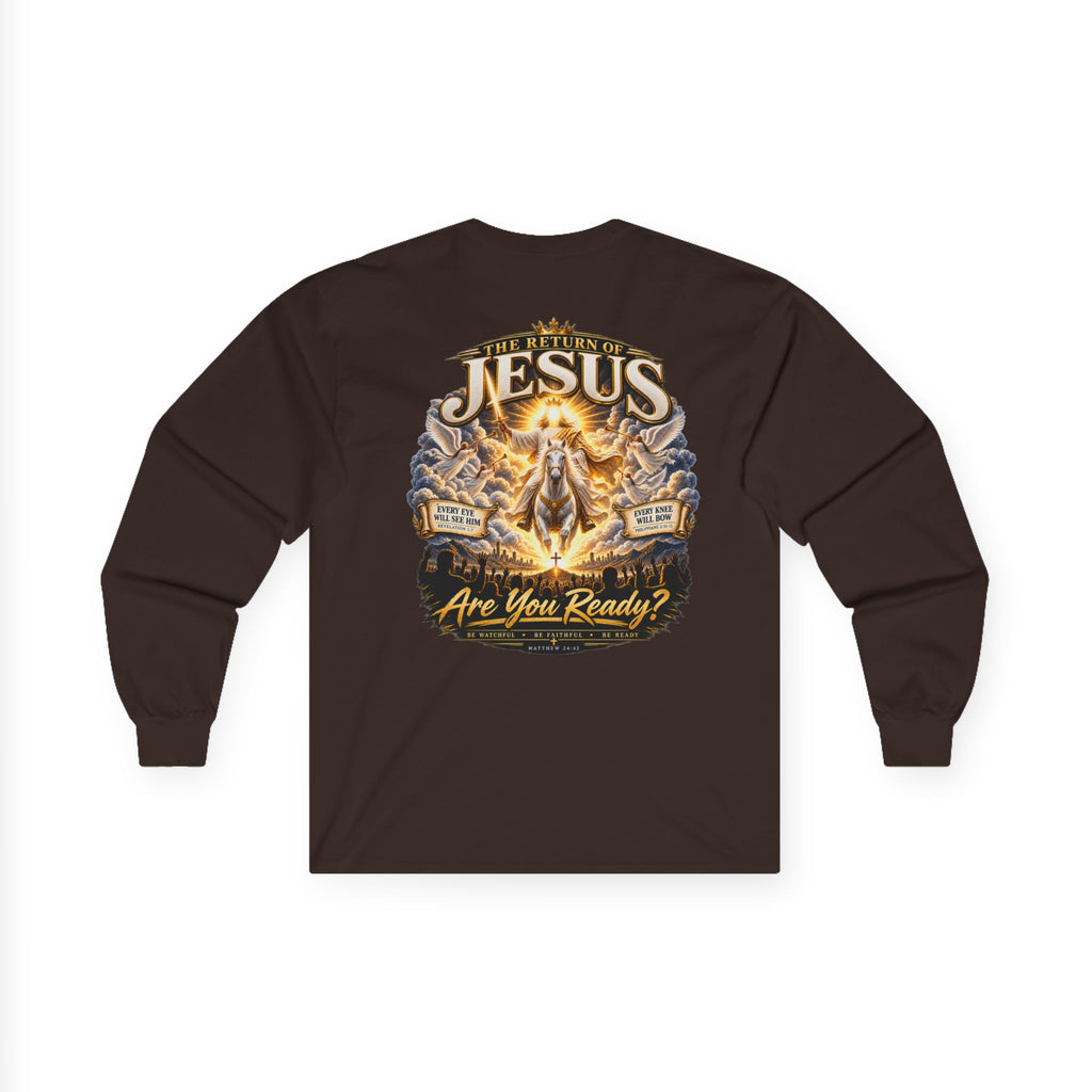 Jesus Returns — Be Ready Long-Sleeve Tee