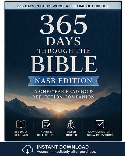 365 Days Through the Bible NASB Edition cover