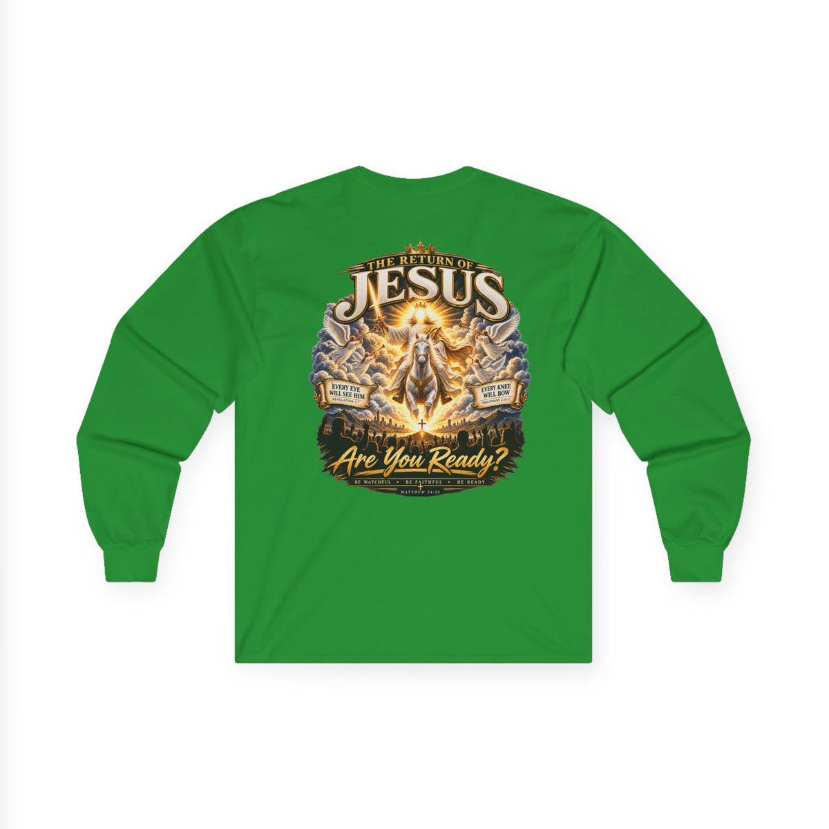 Jesus Returns — Be Ready Long-Sleeve Tee