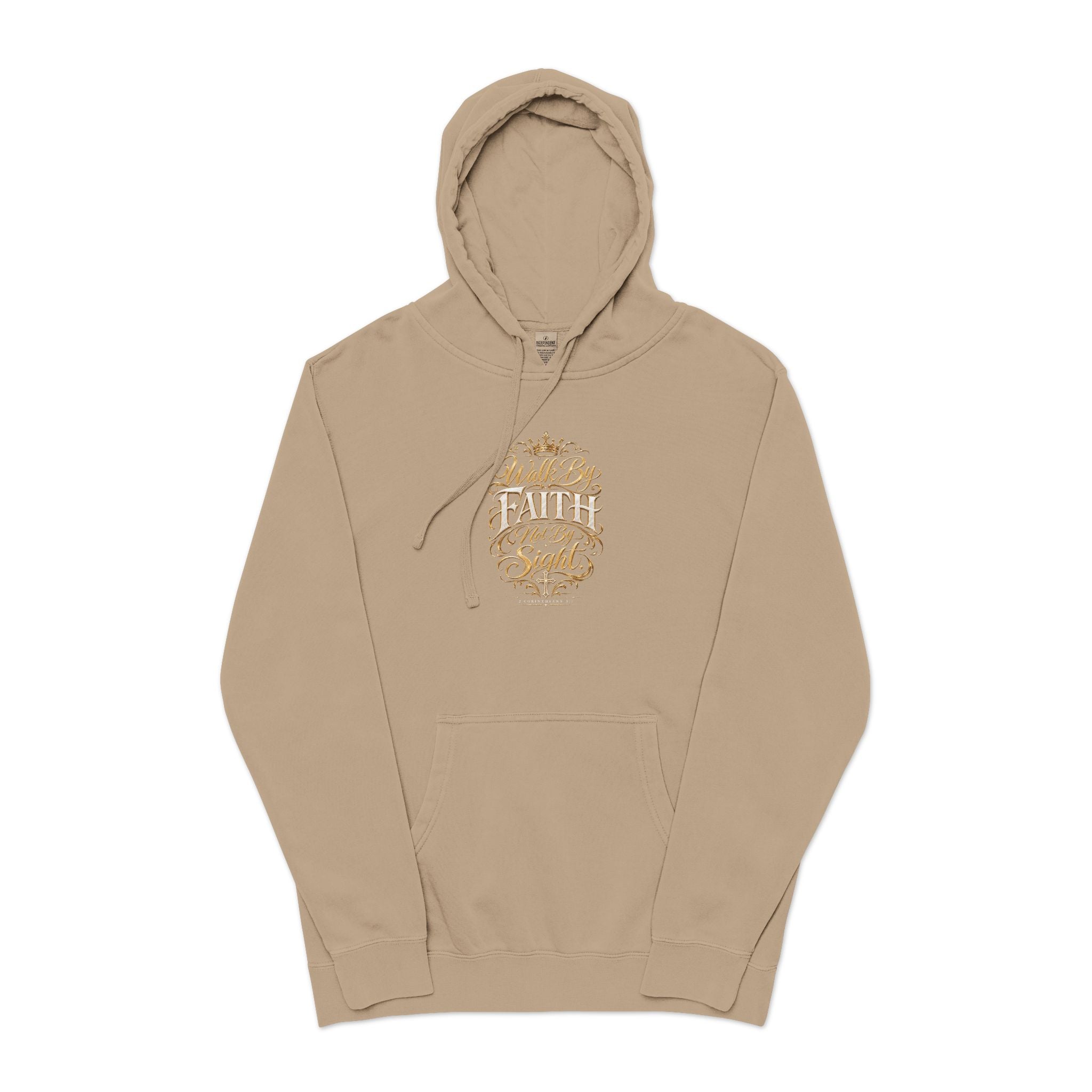 God Is Still in Charge — Pigment-Dyed Faith Hoodie