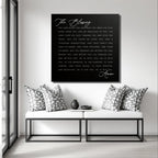 The Blessing — Faith Sign Canvas Wall Art