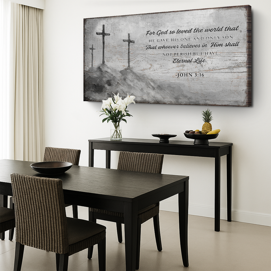John 3:16 – For God So Loved the World Faith Sign