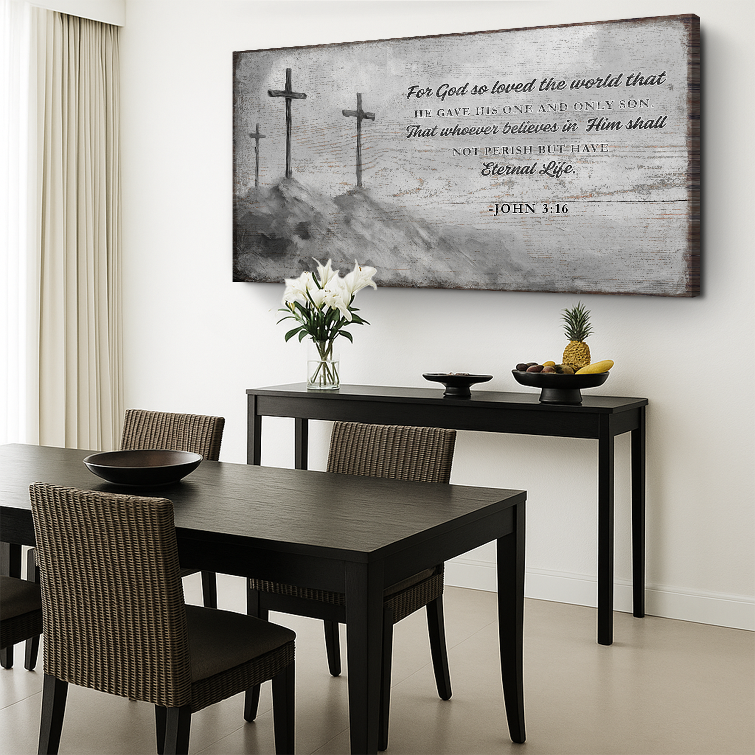 John 3:16 – For God So Loved the World Faith Sign