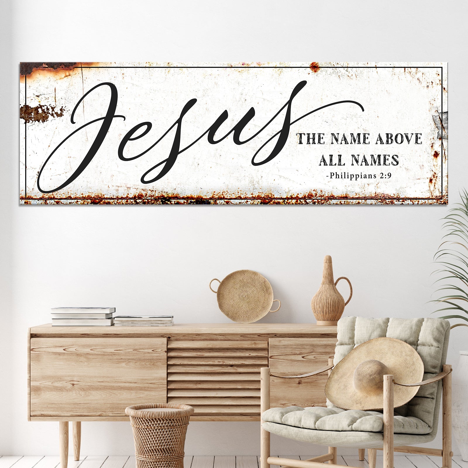 Jesus the Name Above All Names – Philippians 2:9 Faith Sign