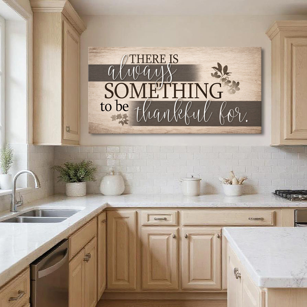 Something to Be Thankful For Christian Canvas Wall Art
