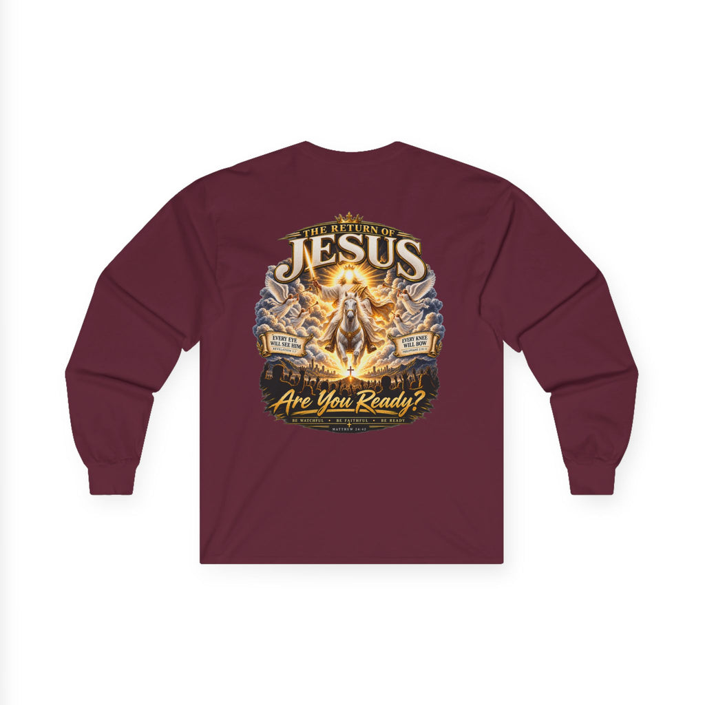 You Can't Outrun Eternity — Jesus Is Coming Long-Sleeve Tee
