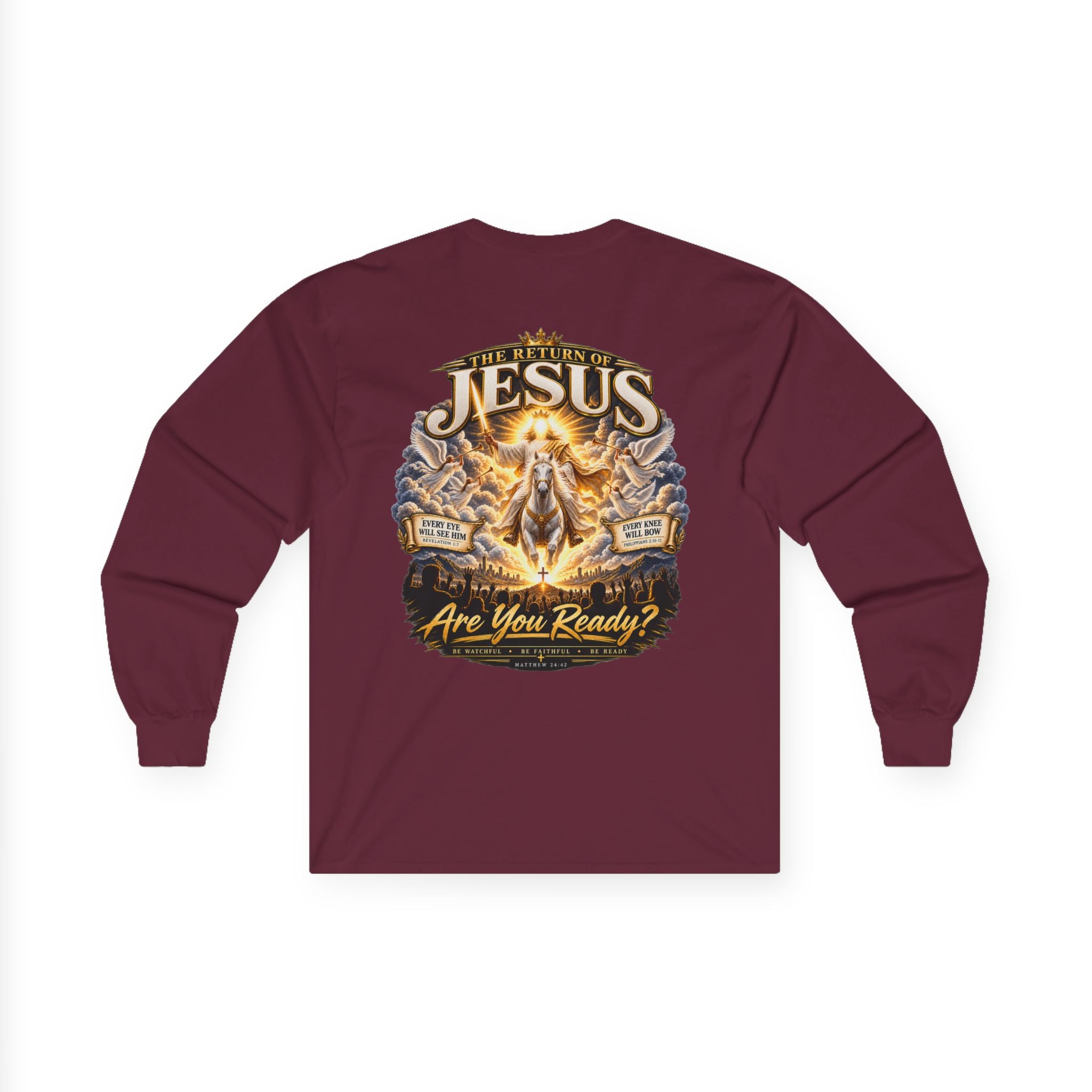 You Can't Outrun Eternity — Jesus Is Coming Long-Sleeve Tee