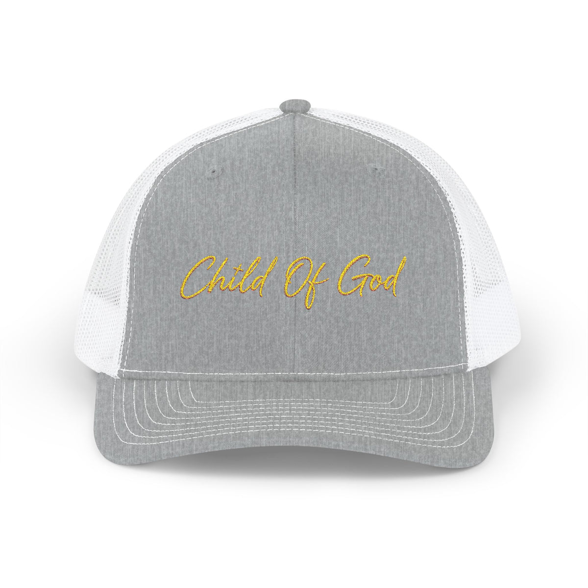 Child of God Snapback Trucker Cap — Embroidered Faith Baseball Hat