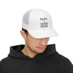 Faith Over Fear Snapback Trucker Cap