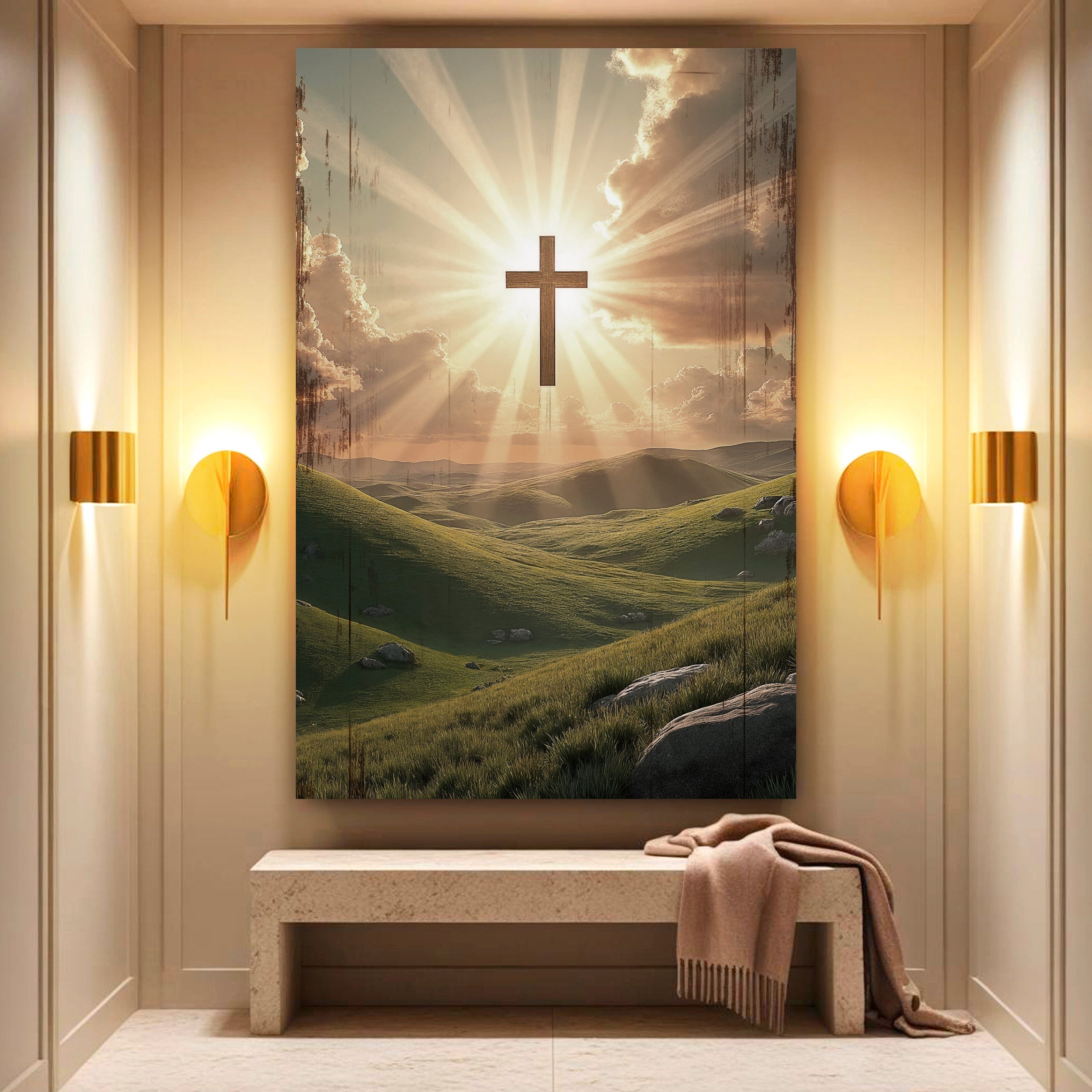 Amazing Grace Christian Canvas Wall Art