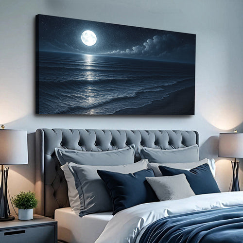 Beach Shoreline — Coastal Canvas Wall Art