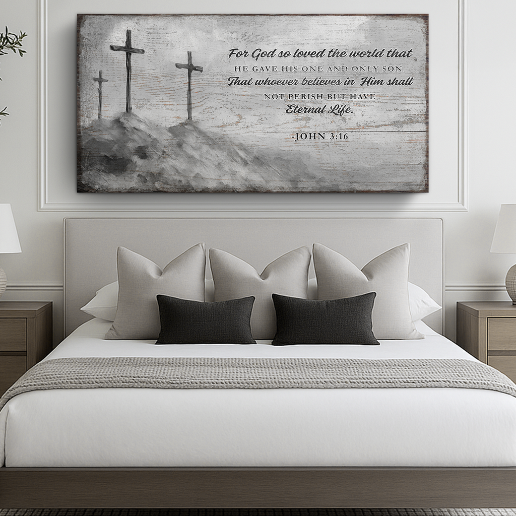 John 3:16 – For God So Loved the World Faith Sign