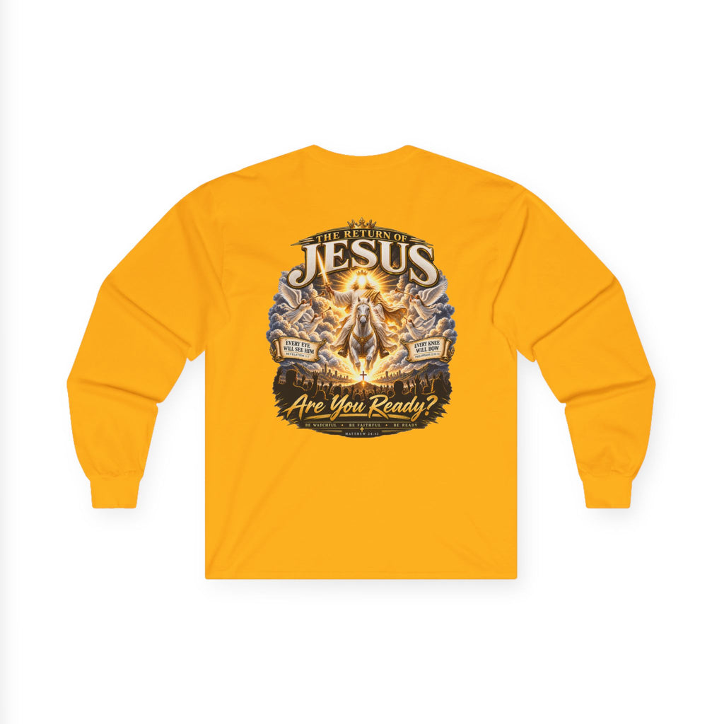 The Day Is Near — Jesus Is Coming Long-Sleeve Tee