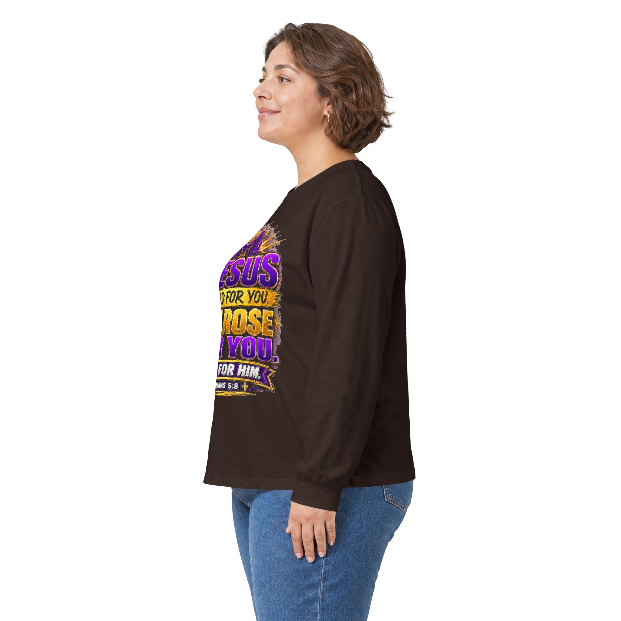 Jesus Died for You, He Rose for You — Salvation Long-Sleeve Tee