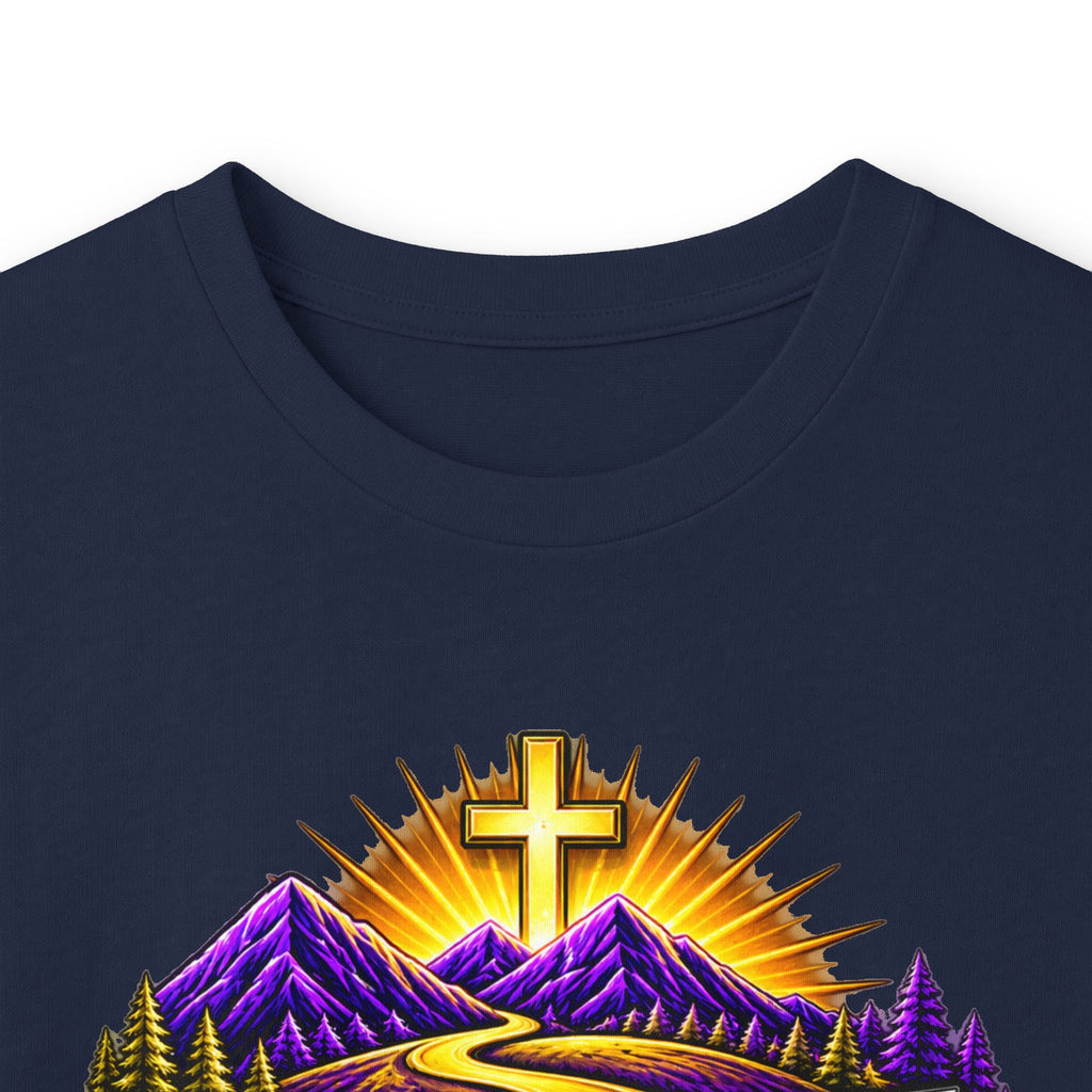 Long Sleeve Tee — "Found" Christian Faith Design (Acts 4:12)