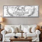 Faith Is Confidence — Hebrews 11:1 Canvas Wall Art