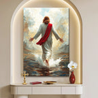 Jesus Christ Walking on Water — Faith Canvas Wall Art