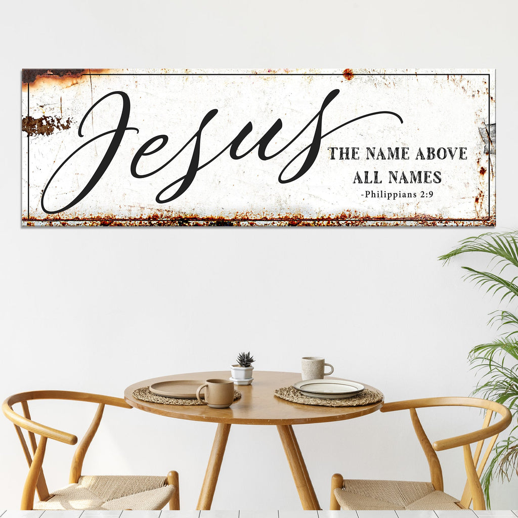 Jesus the Name Above All Names – Philippians 2:9 Faith Sign