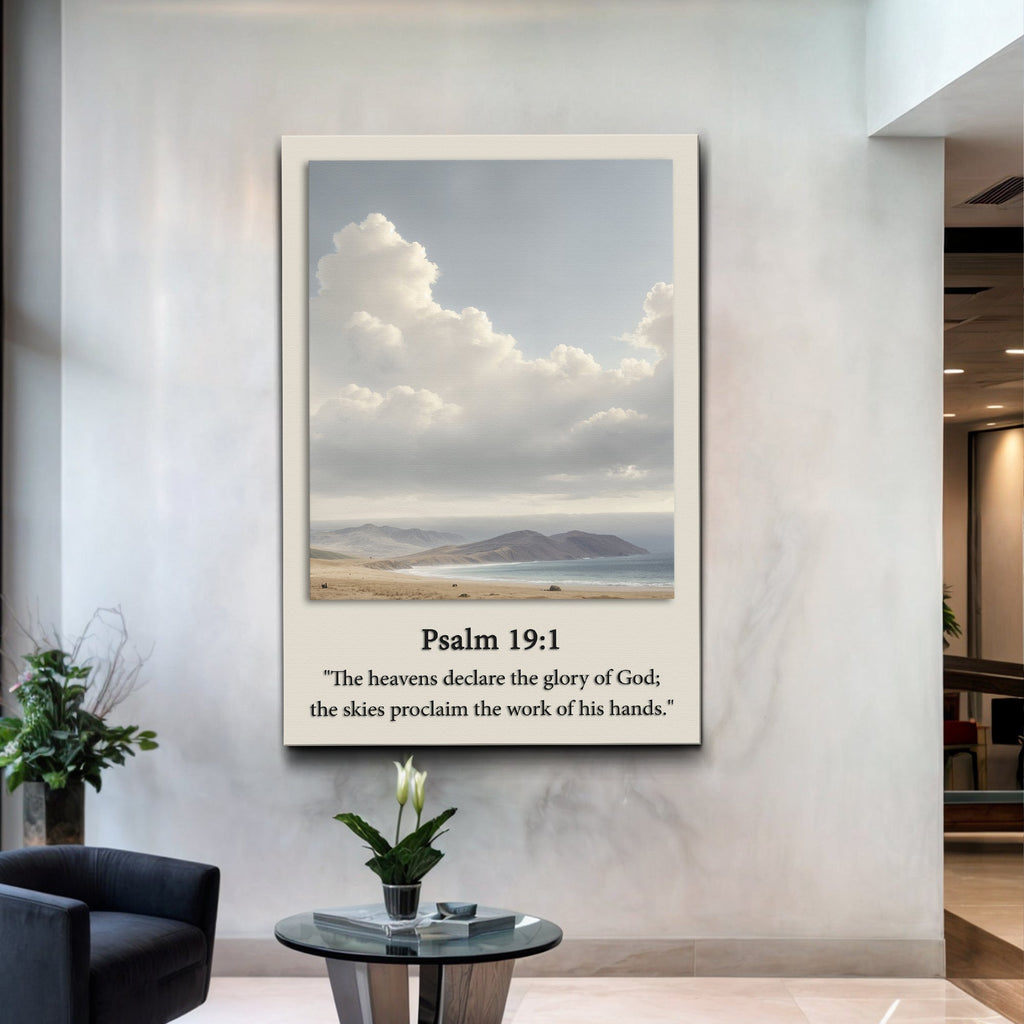 Psalm 19:1 – The Heavens Declare the Glory of God Faith Sign