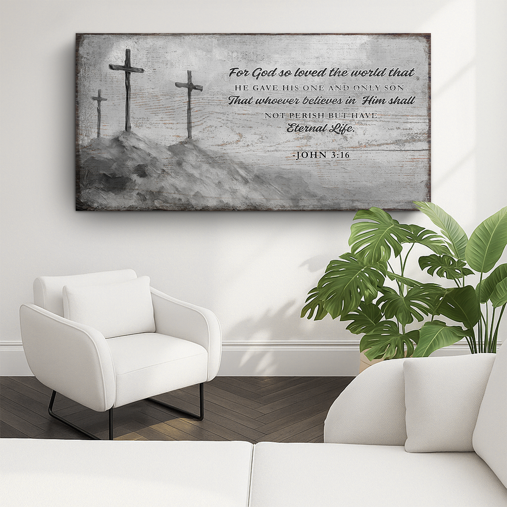 John 3:16 – For God So Loved the World Faith Sign