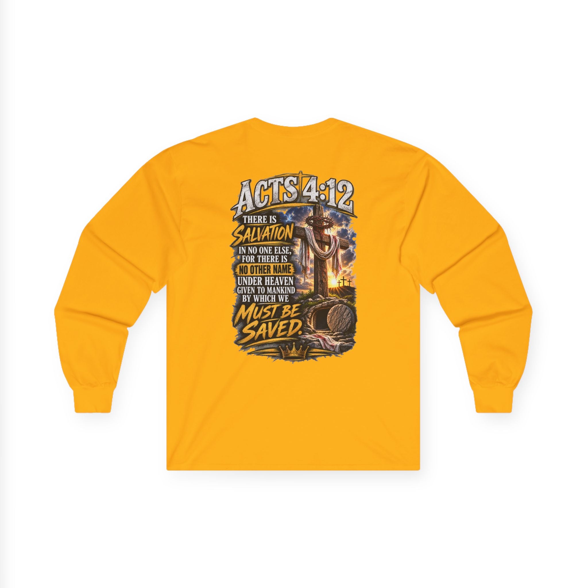 Jesus Died for You, He Rose for You — Salvation Long-Sleeve Tee