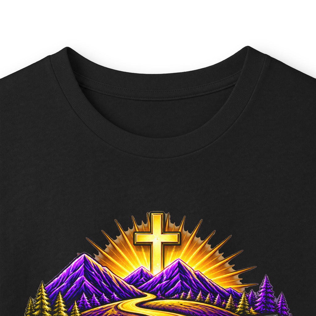 Long Sleeve Tee — "Found" Christian Faith Design (Acts 4:12)