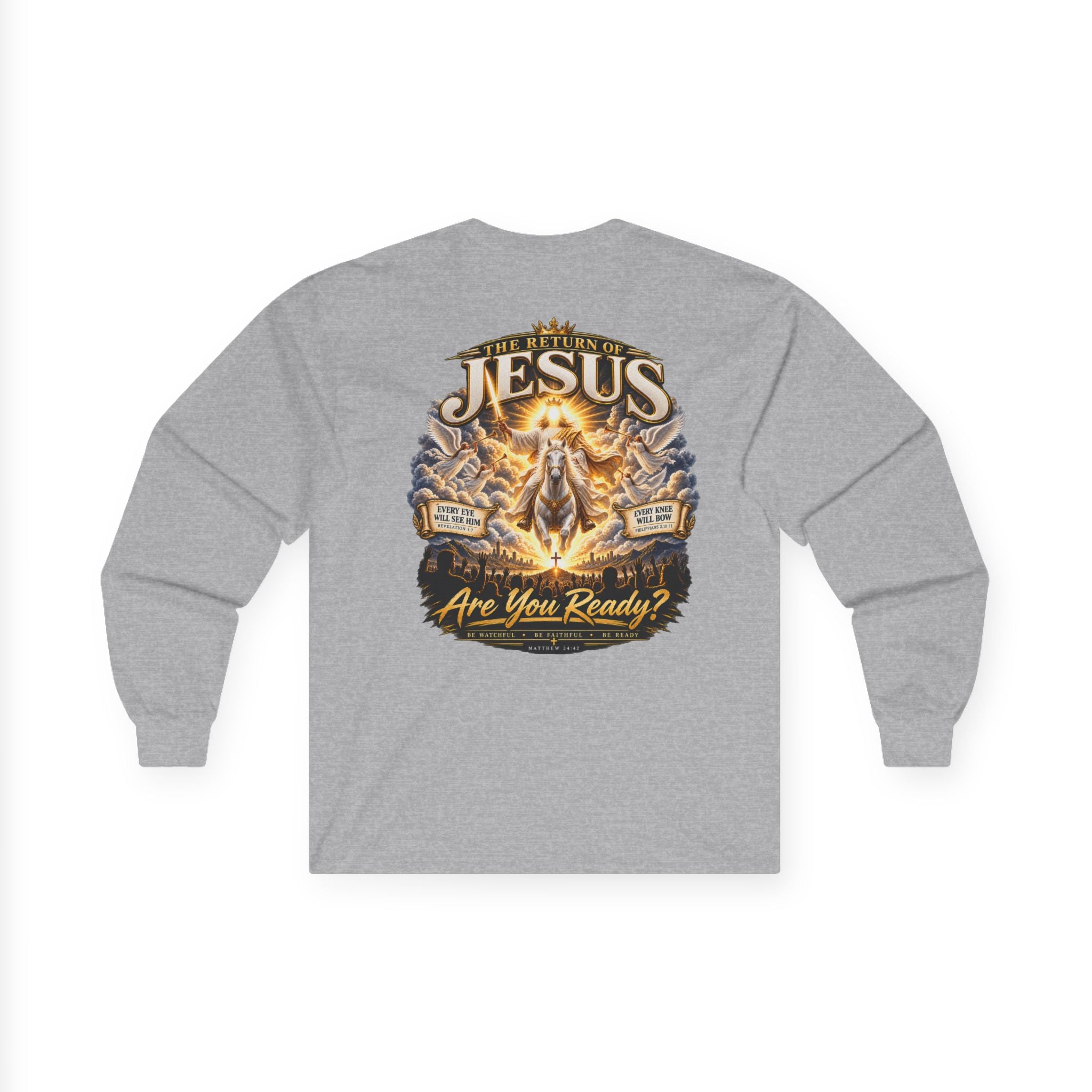 Jesus Returns — Be Ready Long-Sleeve Tee