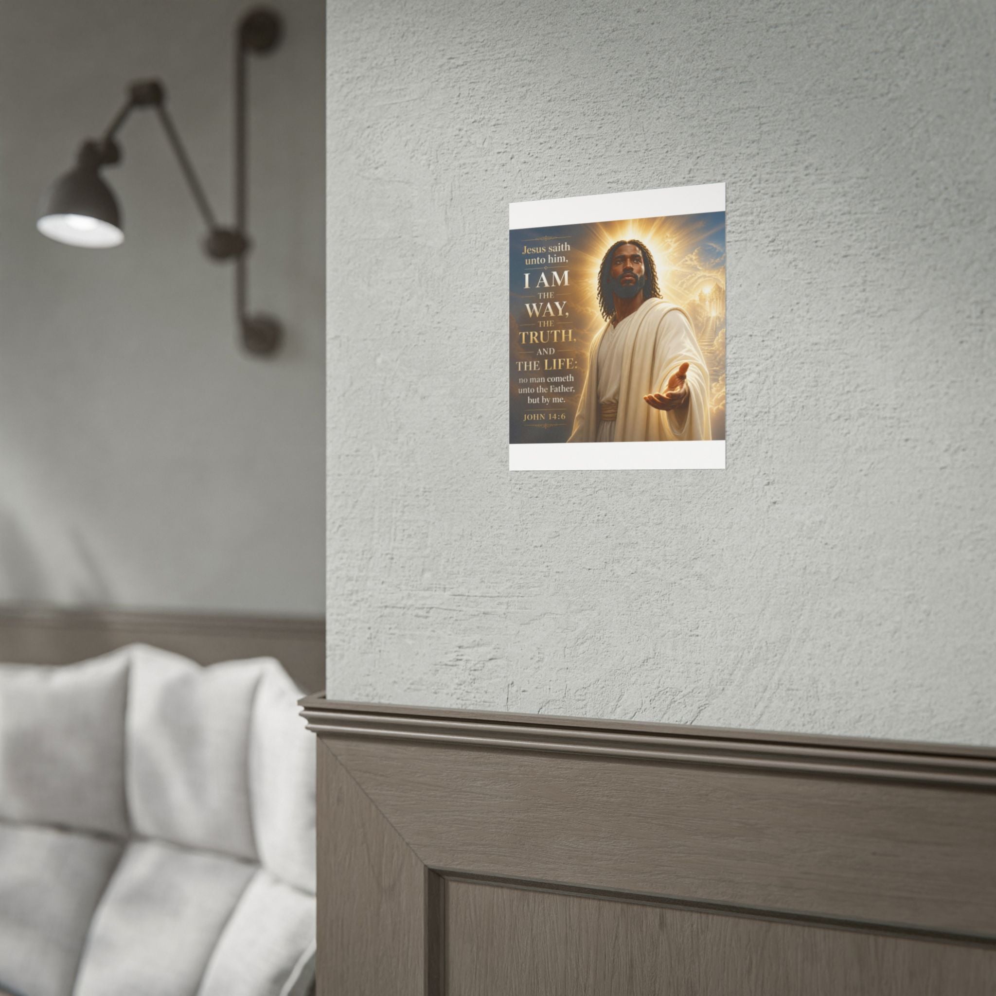 "I Am the Way, the Truth, and the Life" Jesus Rolled Poster