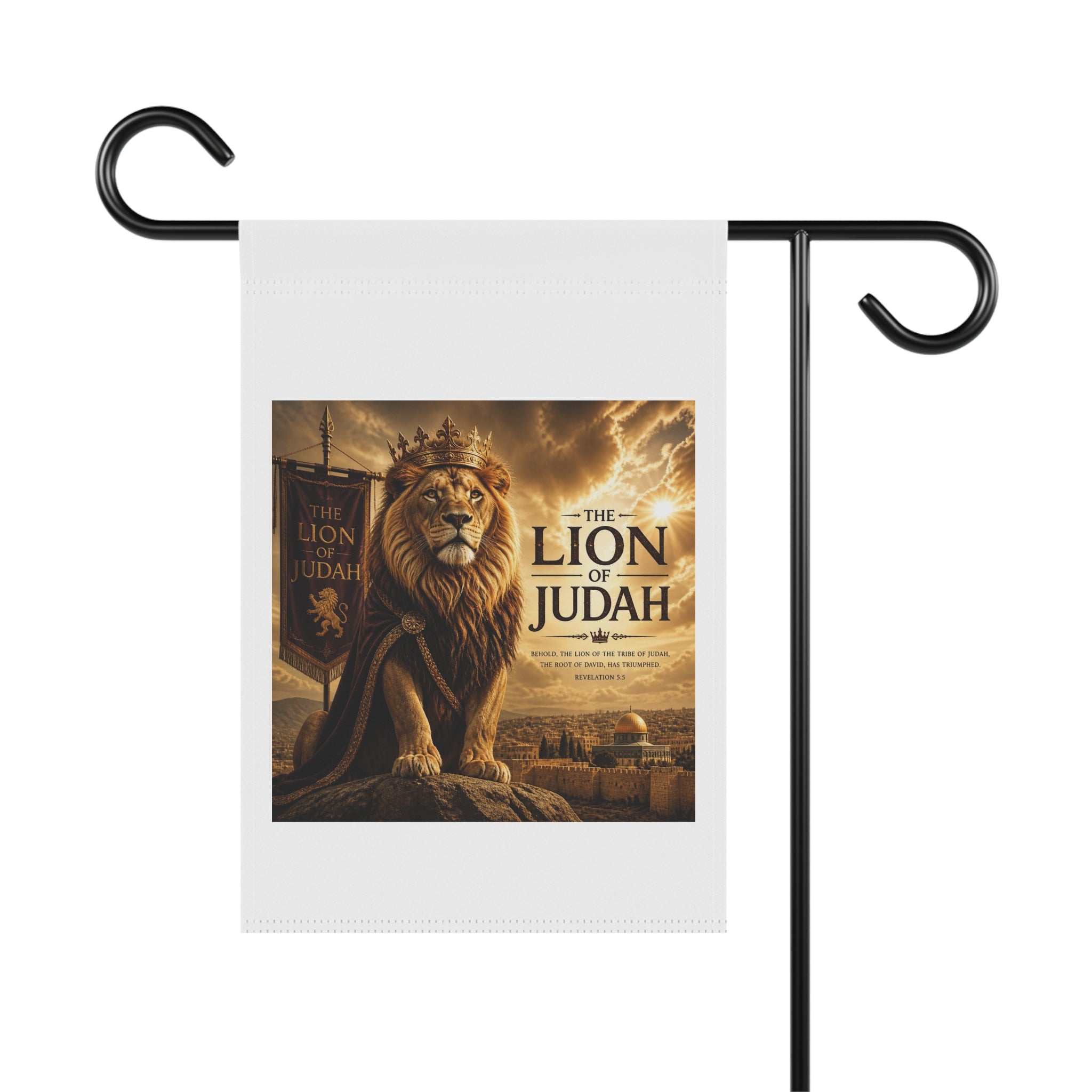 Lion of Judah Religious Garden Flag
