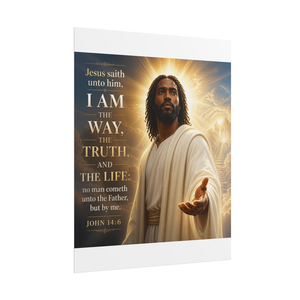 "I Am the Way, the Truth, and the Life" Jesus Rolled Poster