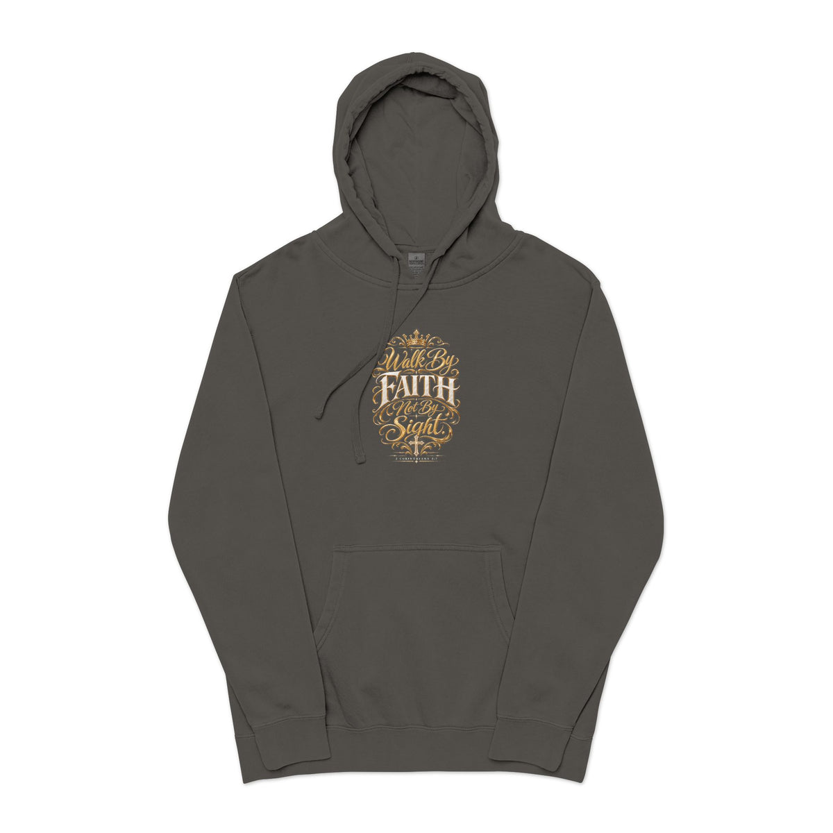 God Is Still in Charge — Pigment-Dyed Faith Hoodie
