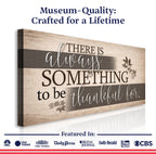 Something to Be Thankful For — Christian Canvas Wall Art
