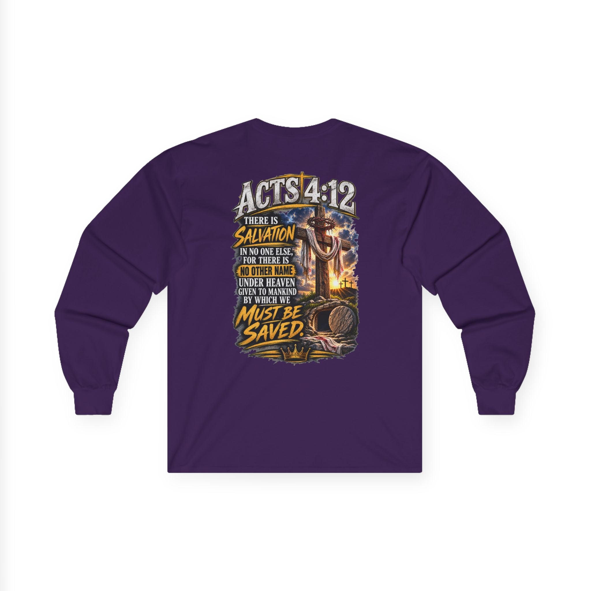 Jesus Died for You, He Rose for You — Salvation Long-Sleeve Tee